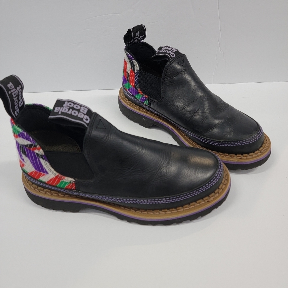 Georgia Giant Ankle Boots Oil and Skip Resistant 6